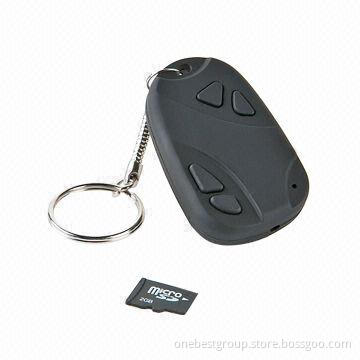 808 Keychain Camera with Micro SD Card Slot, Supports Up to 16GB Card
